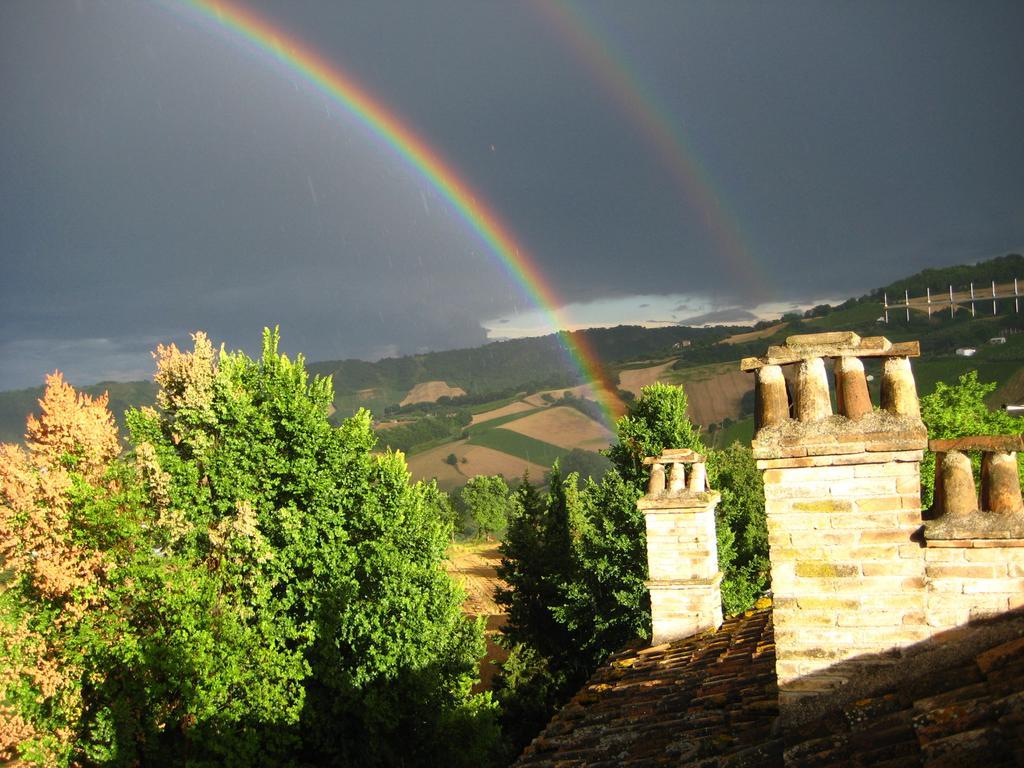 Вилла Agriturismo La Campana Montefiore dell'Aso Экстерьер фото