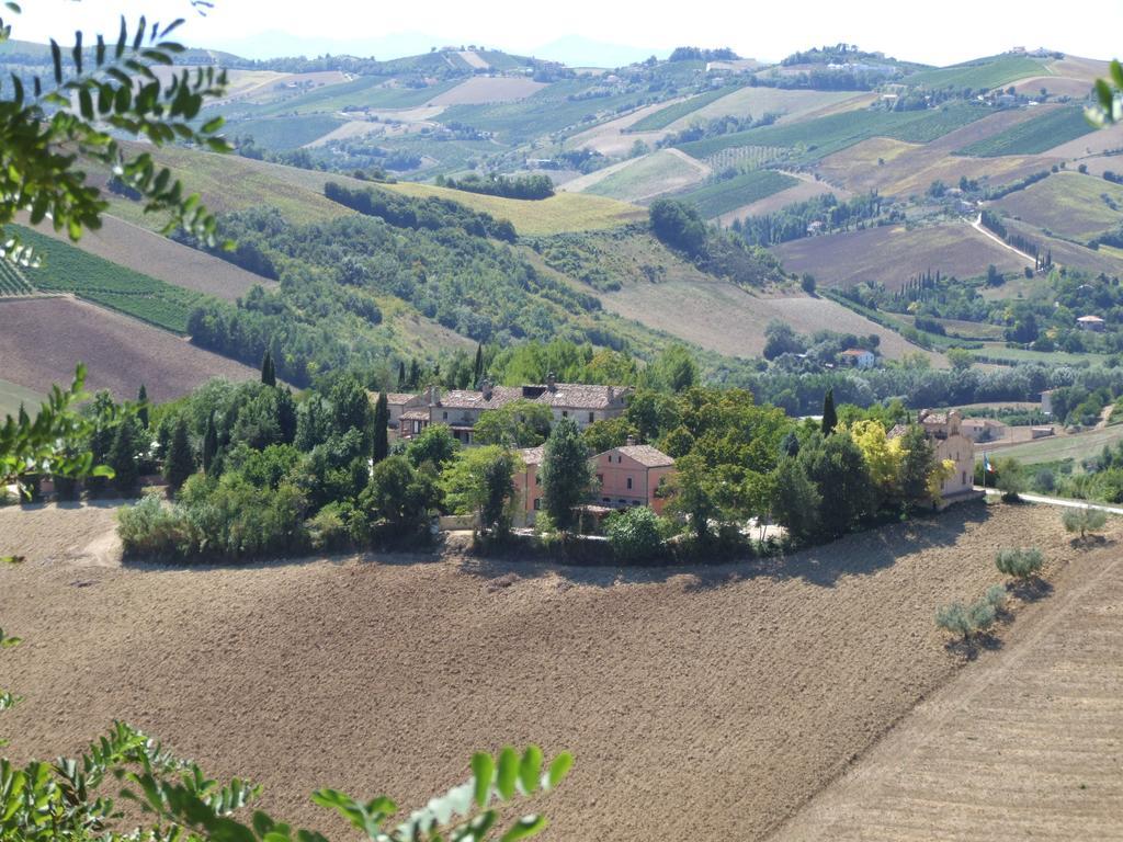 Вилла Agriturismo La Campana Montefiore dell'Aso Экстерьер фото